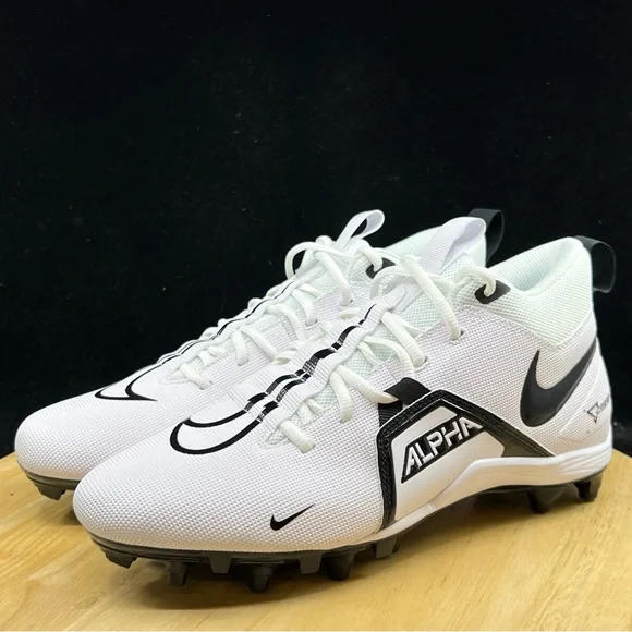 Mens Nike Alpha Menace Varsity 3 Shark Football Cleat Size 10.5 (CV0586-100) - Picture 2 of 10